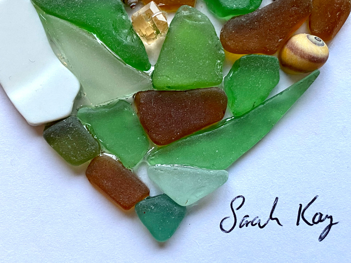 Mini Beach Mosaic | Green