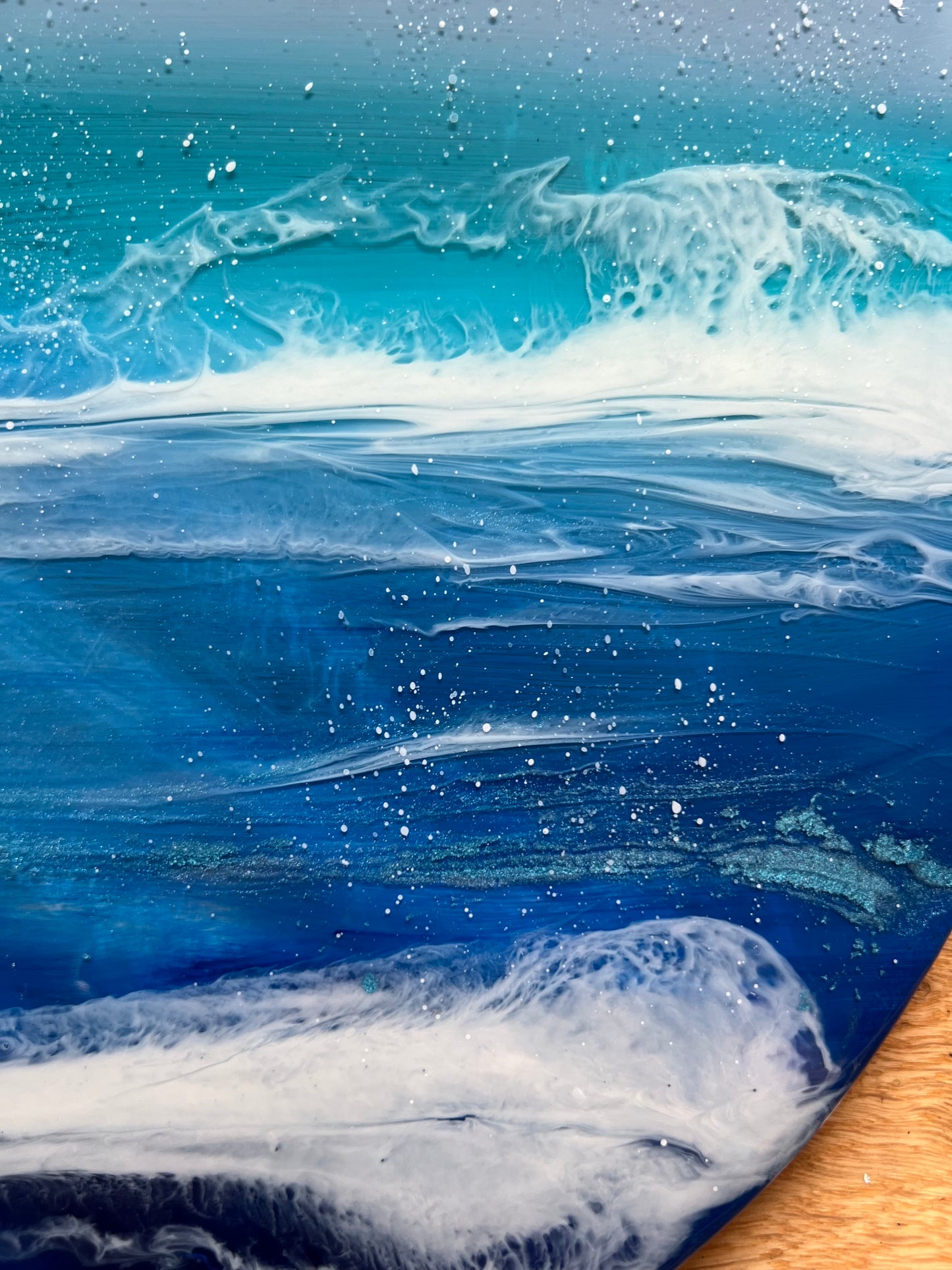 Indigo seascape | Circle