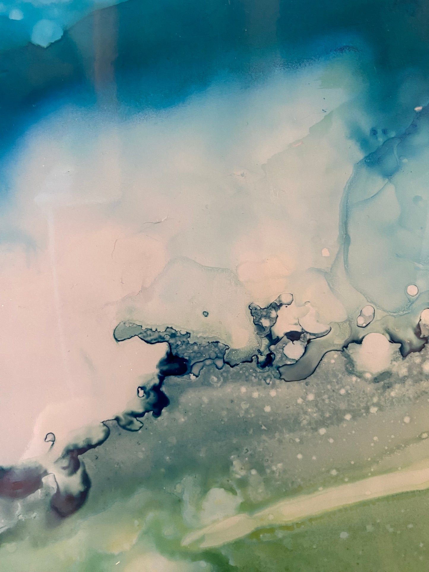 Underwater Inspired Original Ink Painting