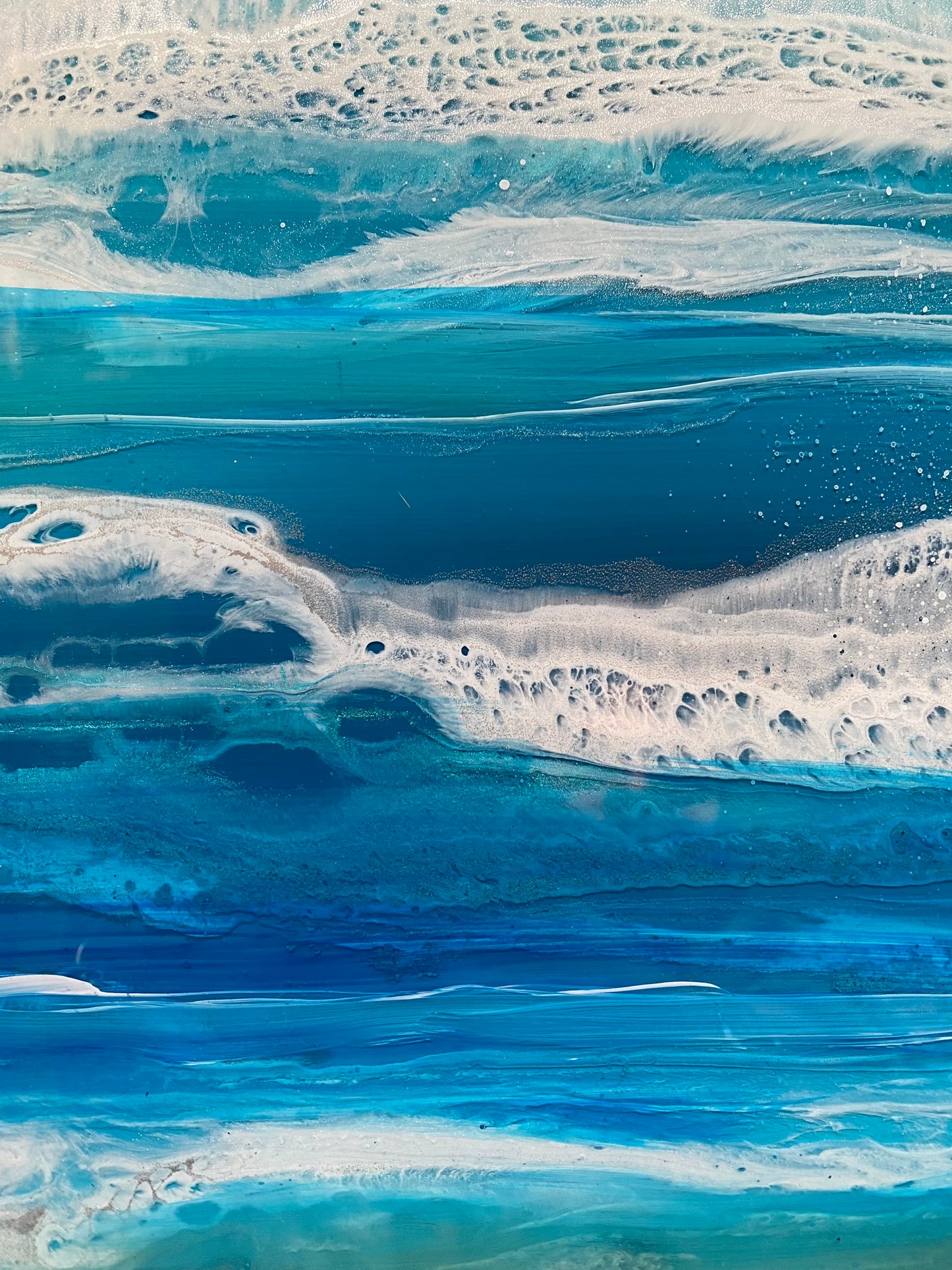 Abstract Resin Seas | Square