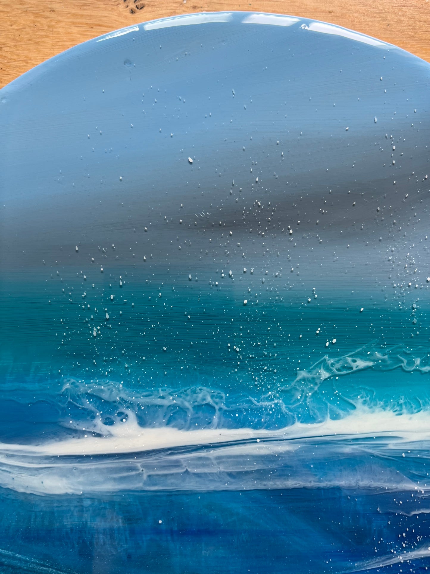 Indigo seascape | Circle