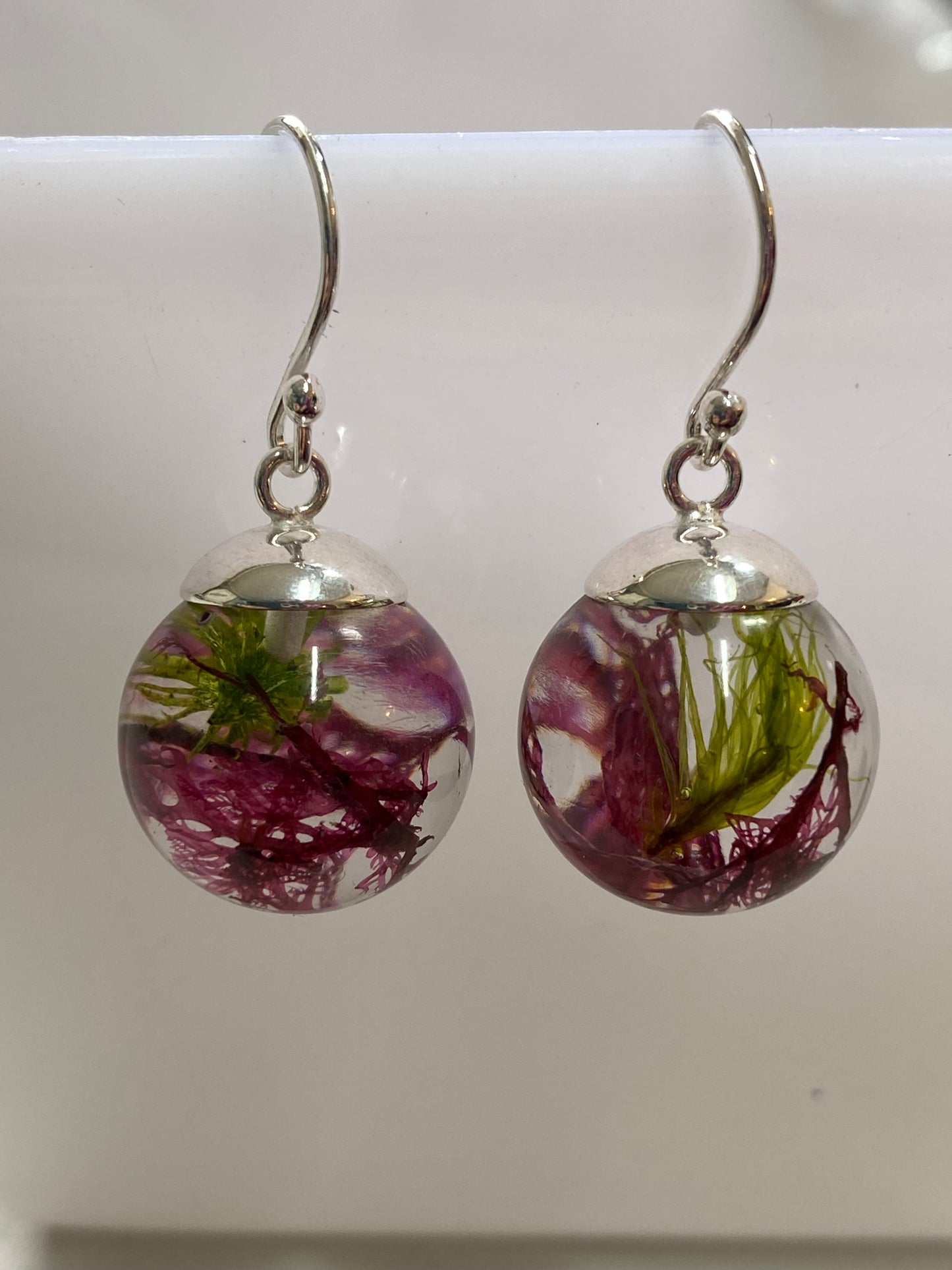 Shetland Seaweed Drop Earrings | Mixed