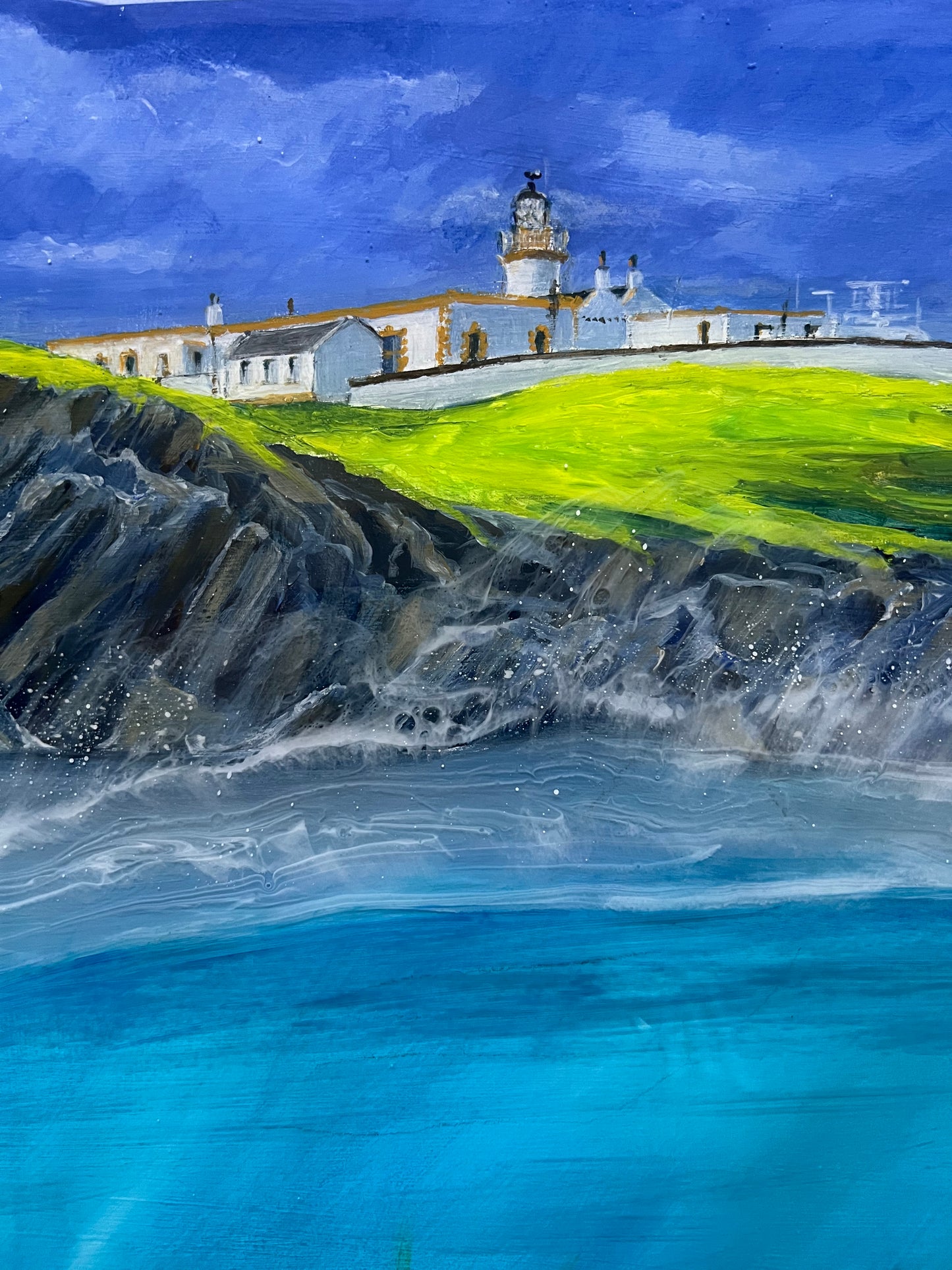 Orca at Bressay painting-Original