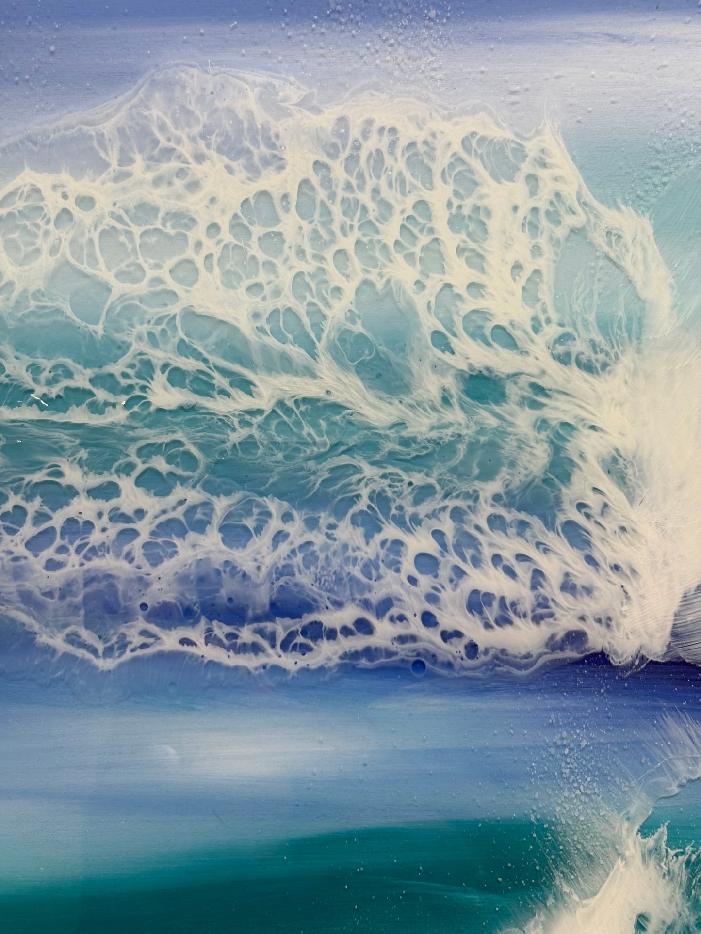 Autumn swell resin seascape