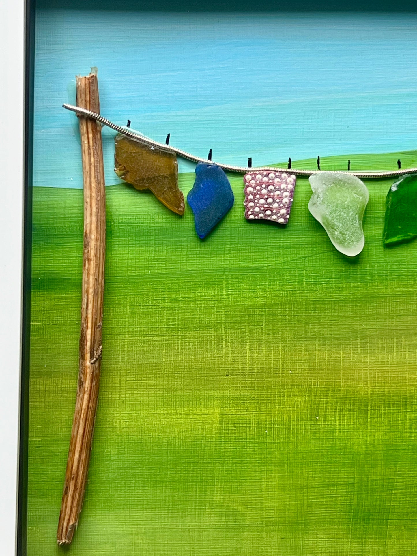 Beach Treasure Washing Line Artwork