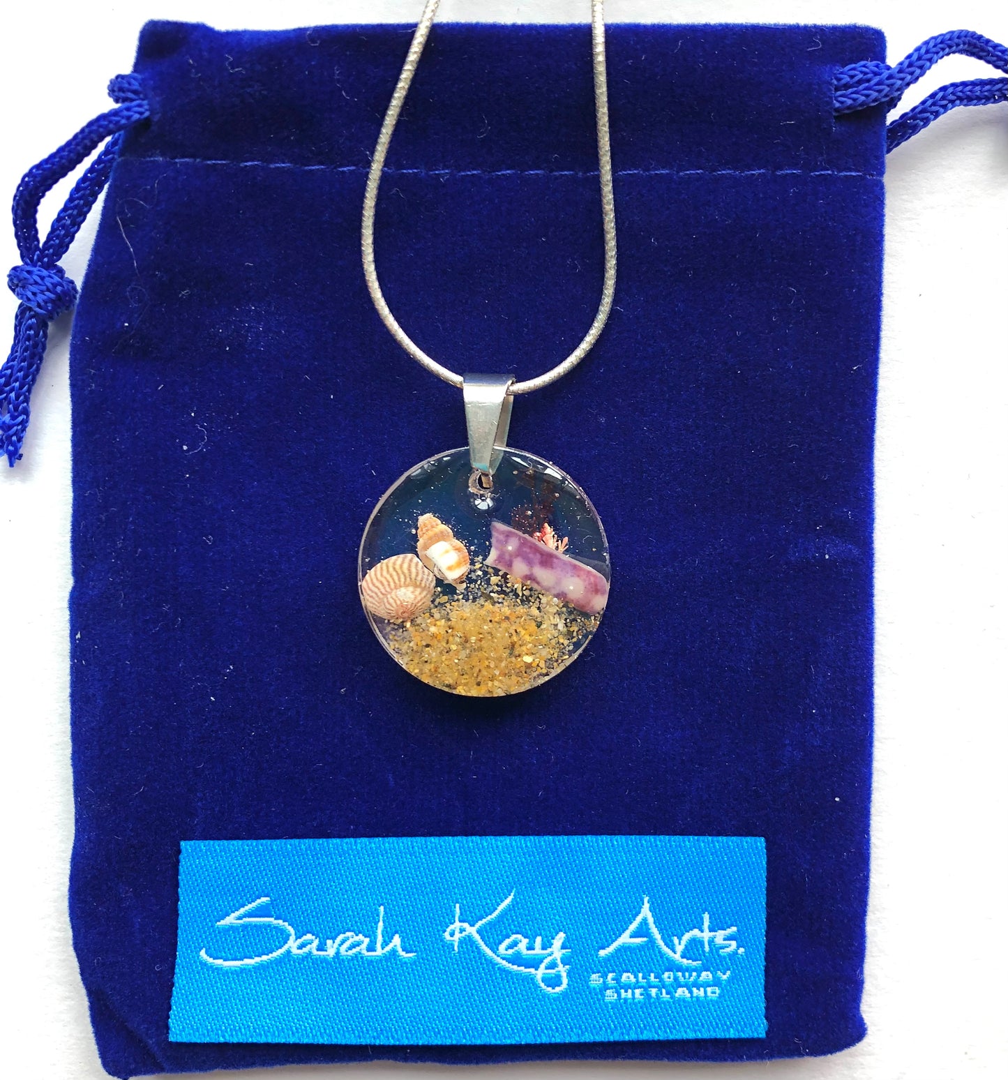 Beach Pendant Shetland TV Collection | Clear