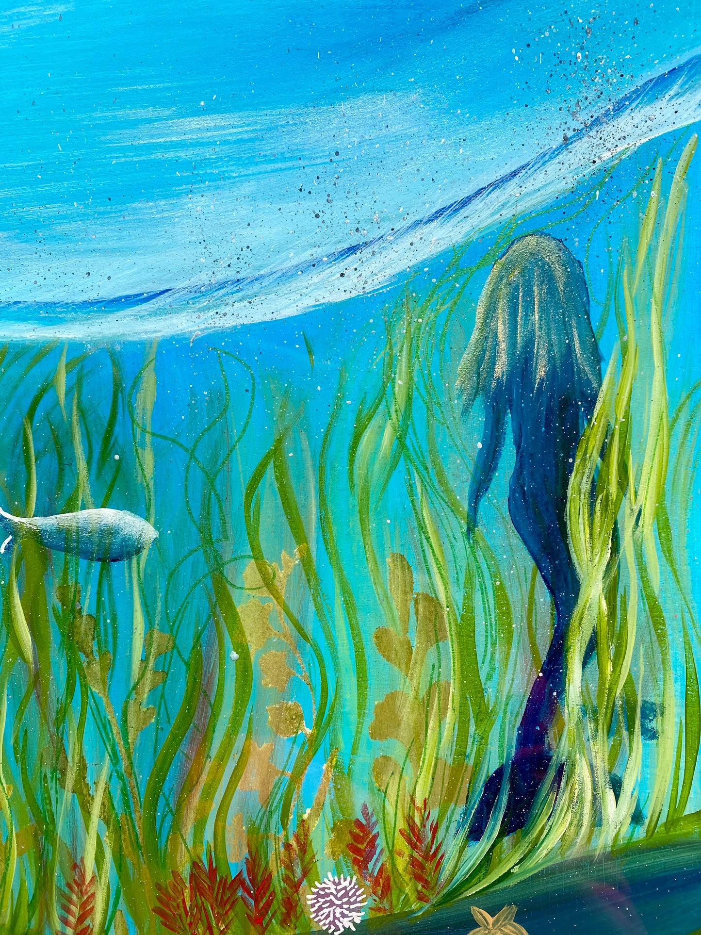 Mermaid painting, Melissa