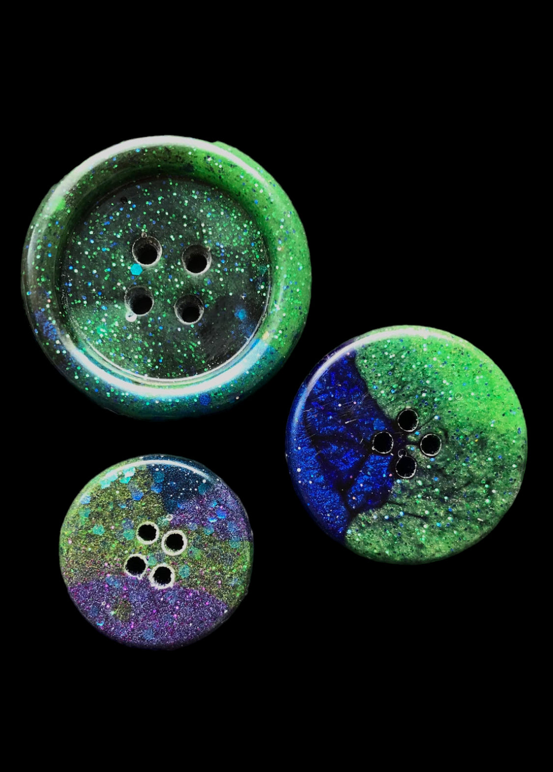 Shetland Mirrie Dancers Resin Buttons