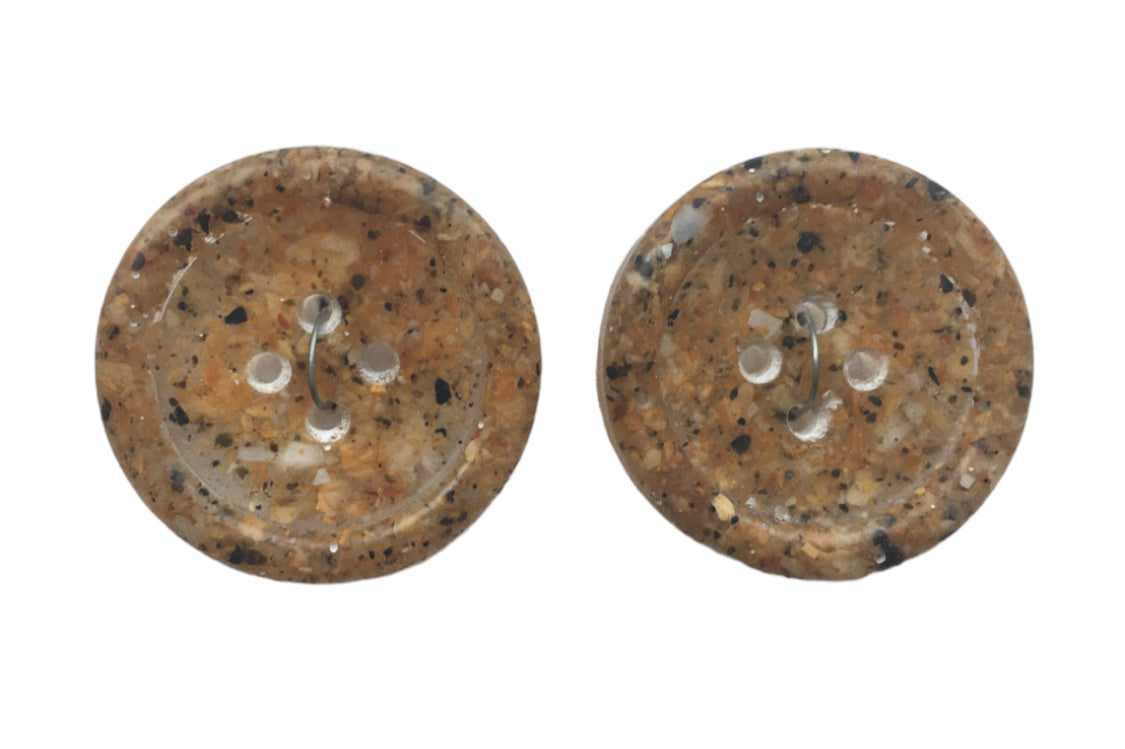 Bains Beach Sand Resin Buttons
