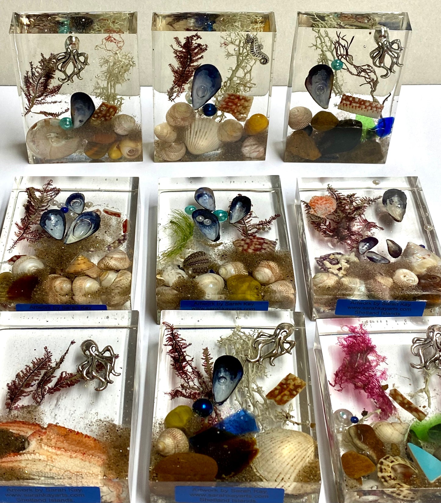Resin Beach Finds Resin Ornament