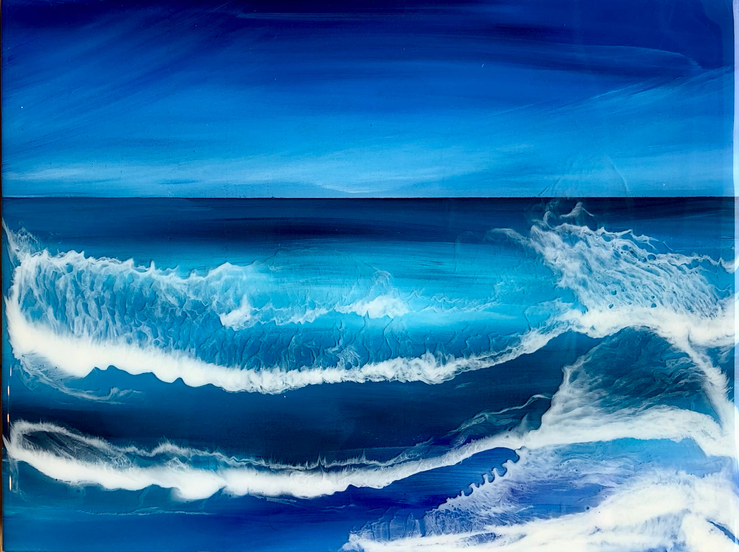 Seascape Resin Artwork | Rectangle