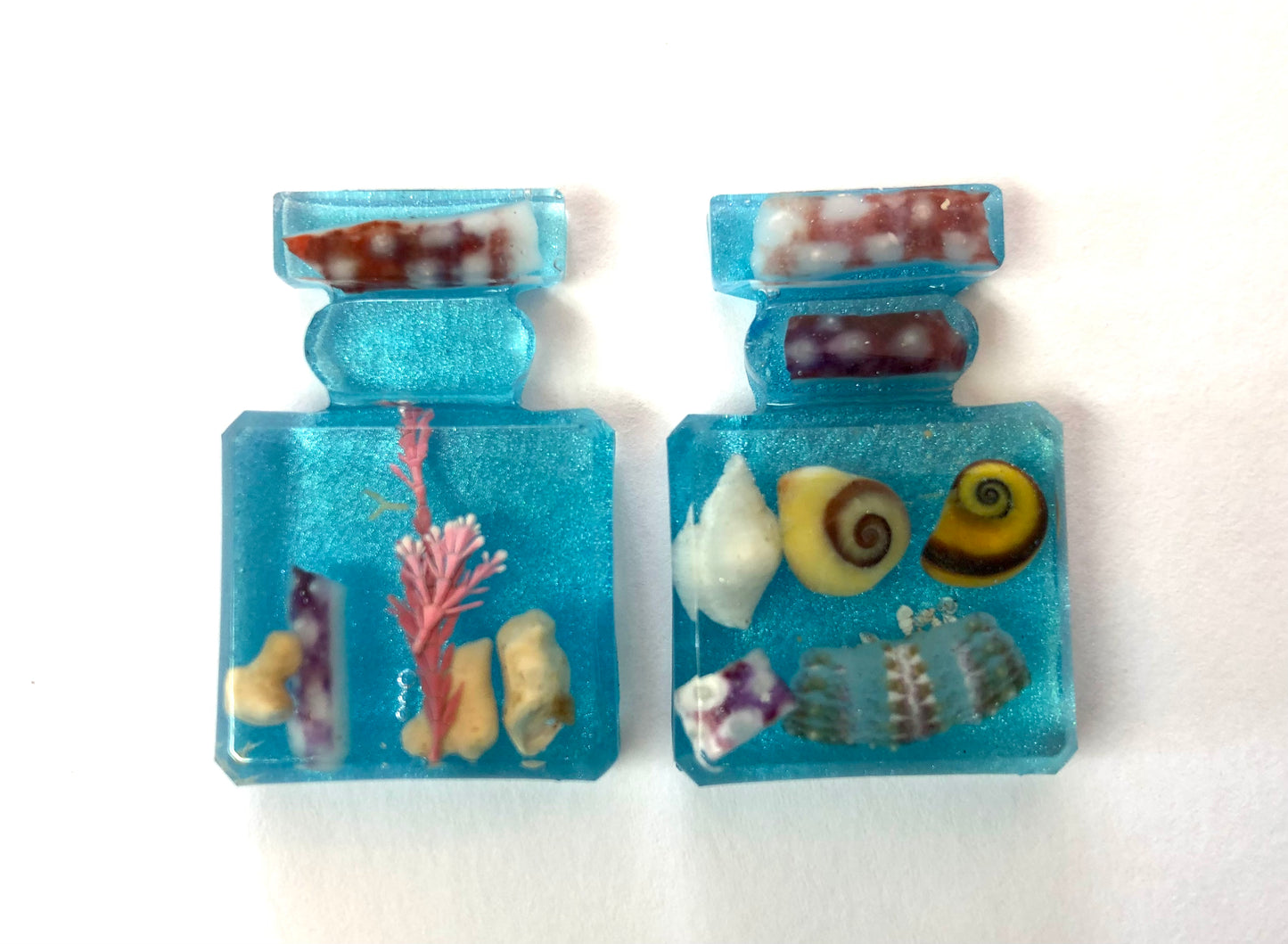 Beach Treasure Brooch Small Sea Blue