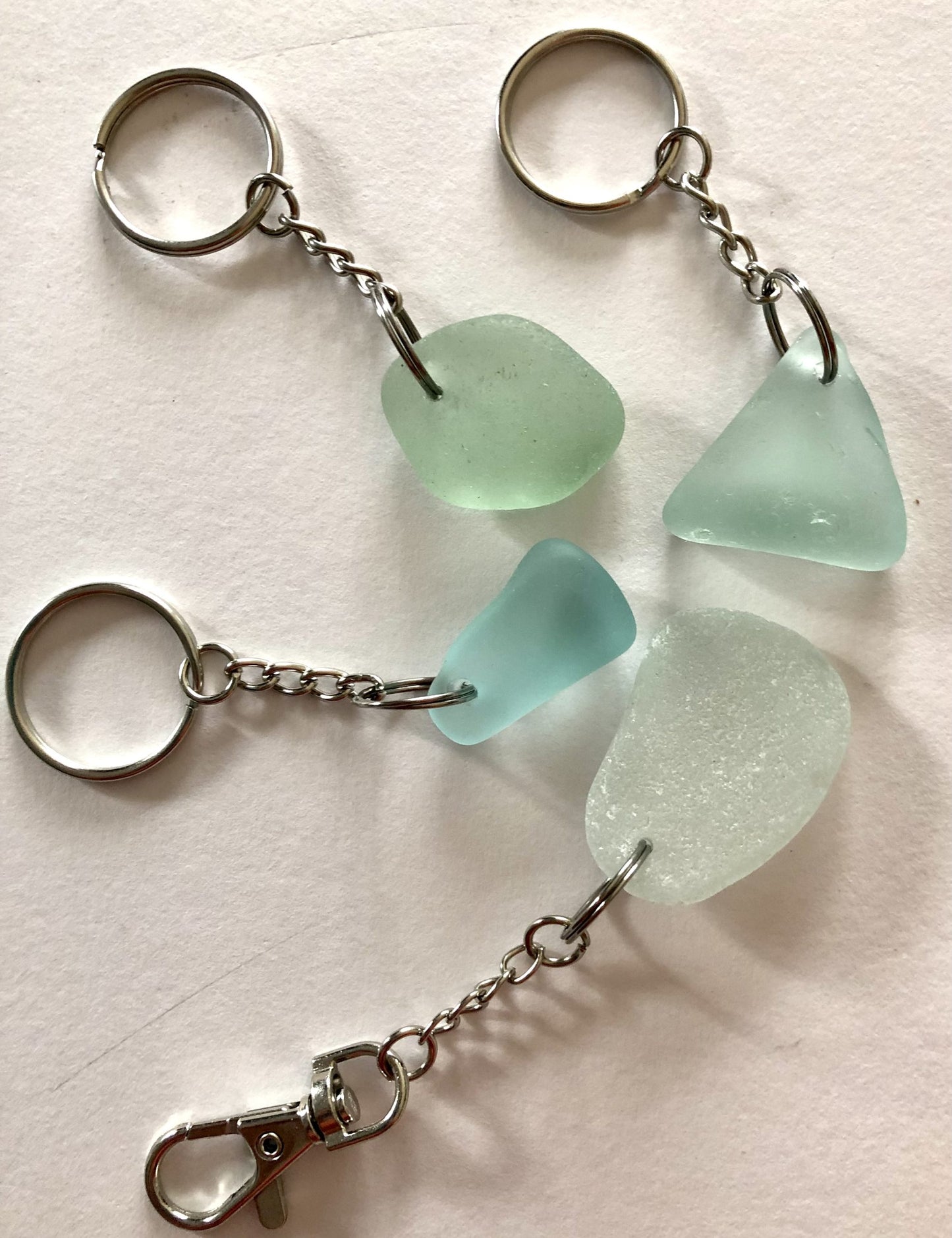 Shetland Sea Glass Keyring