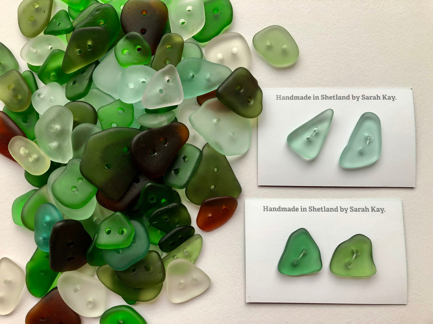Medium Sea Glass Buttons