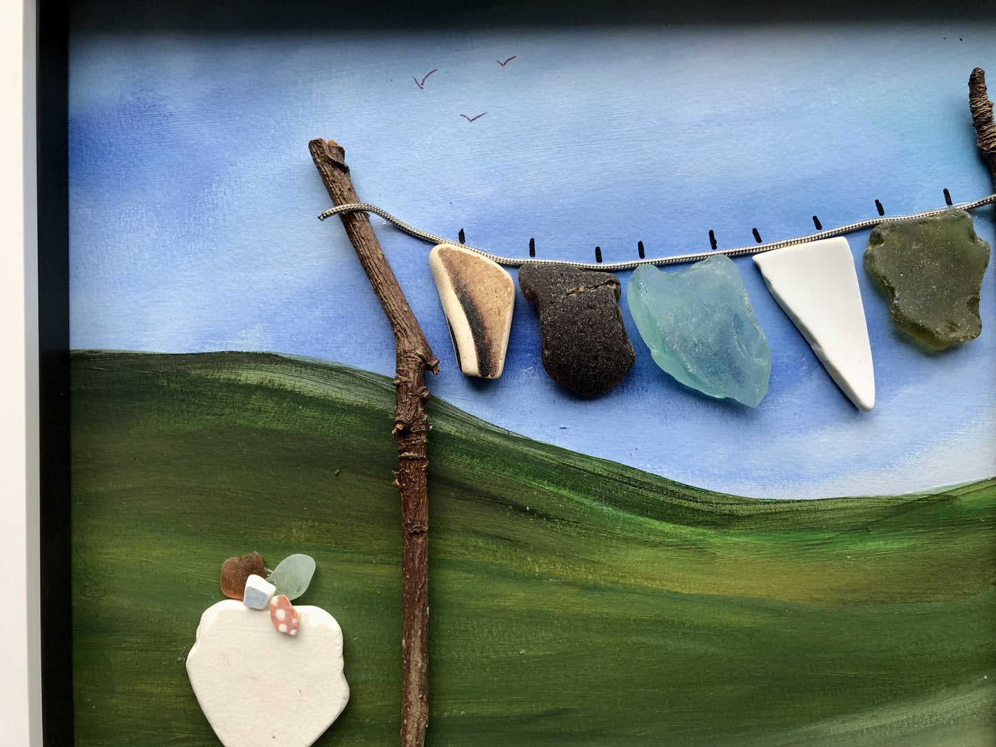 Beach Treasure Washing Line Artwork