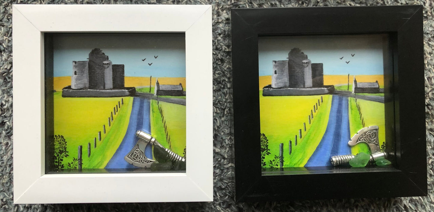 Muness Castle, Shetland Framed Print