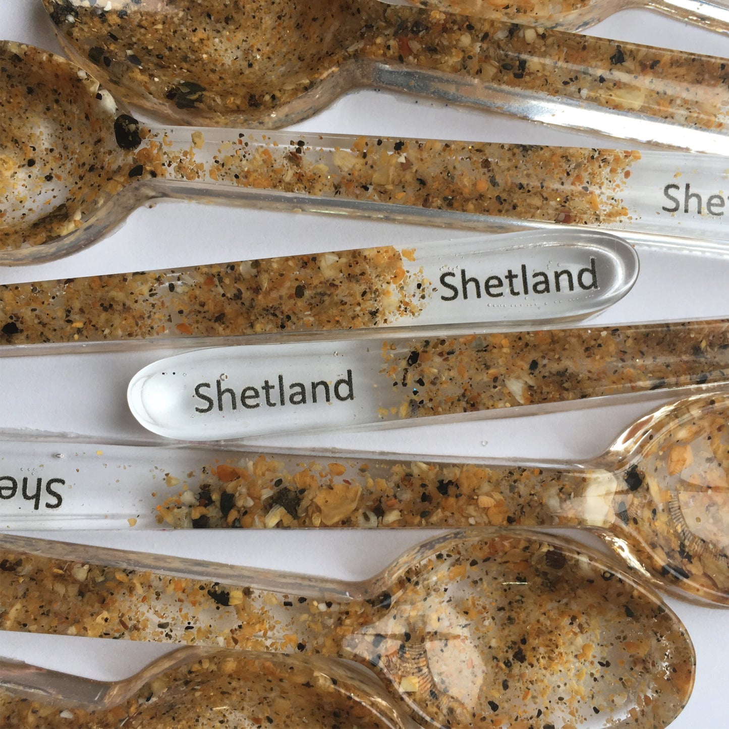 Shetland spoons - Bains beach, Jimmy Perez house! Shetland tv series.