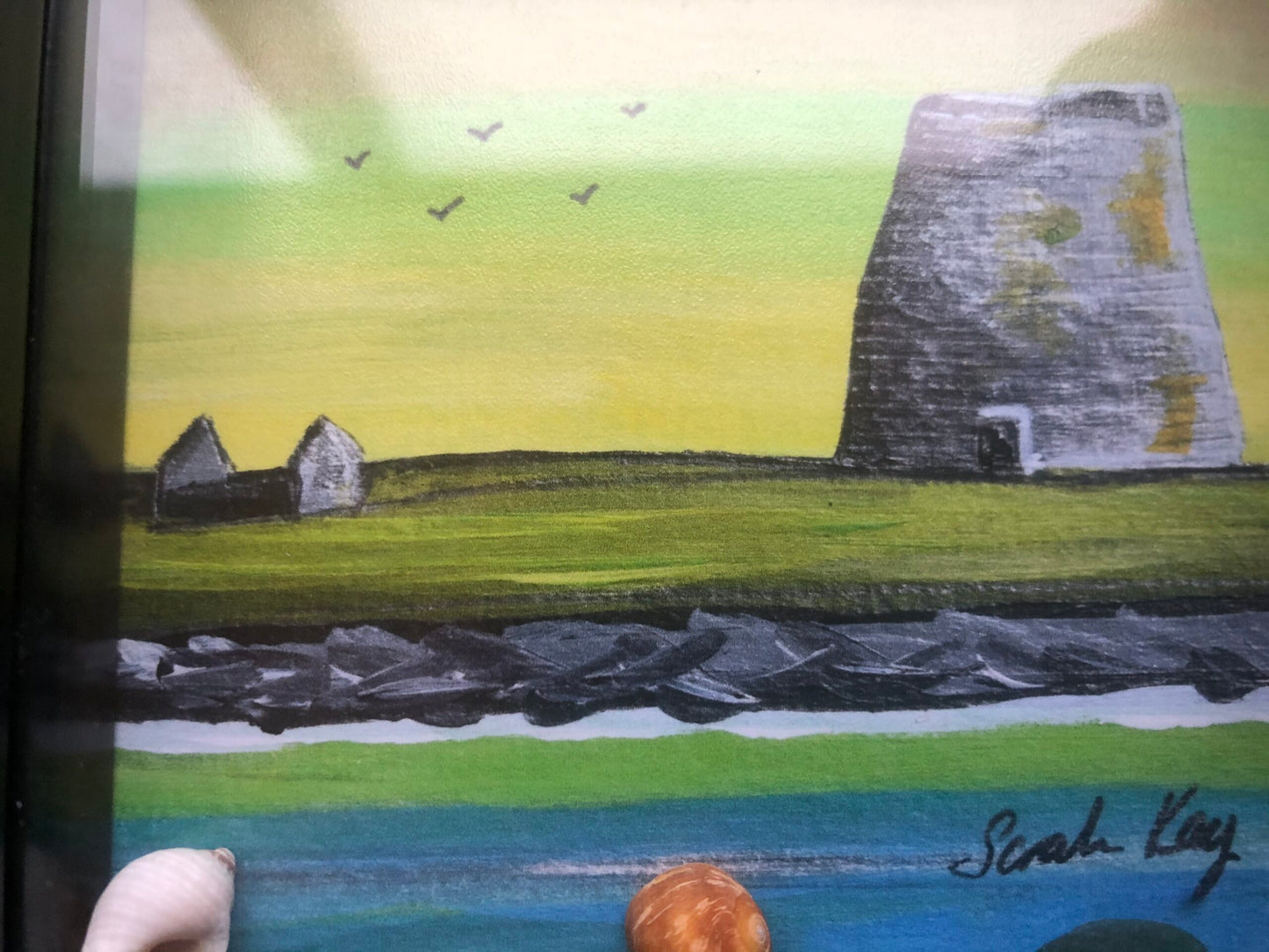 The Mousa Broch- framed print.