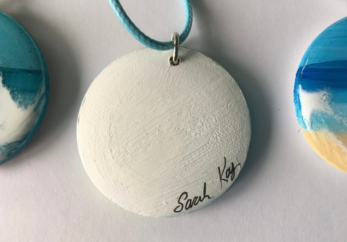 Aurora Seascape Resin Pendant