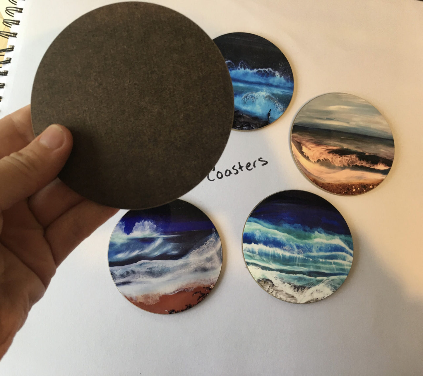 Seascape Painting Coaster Set