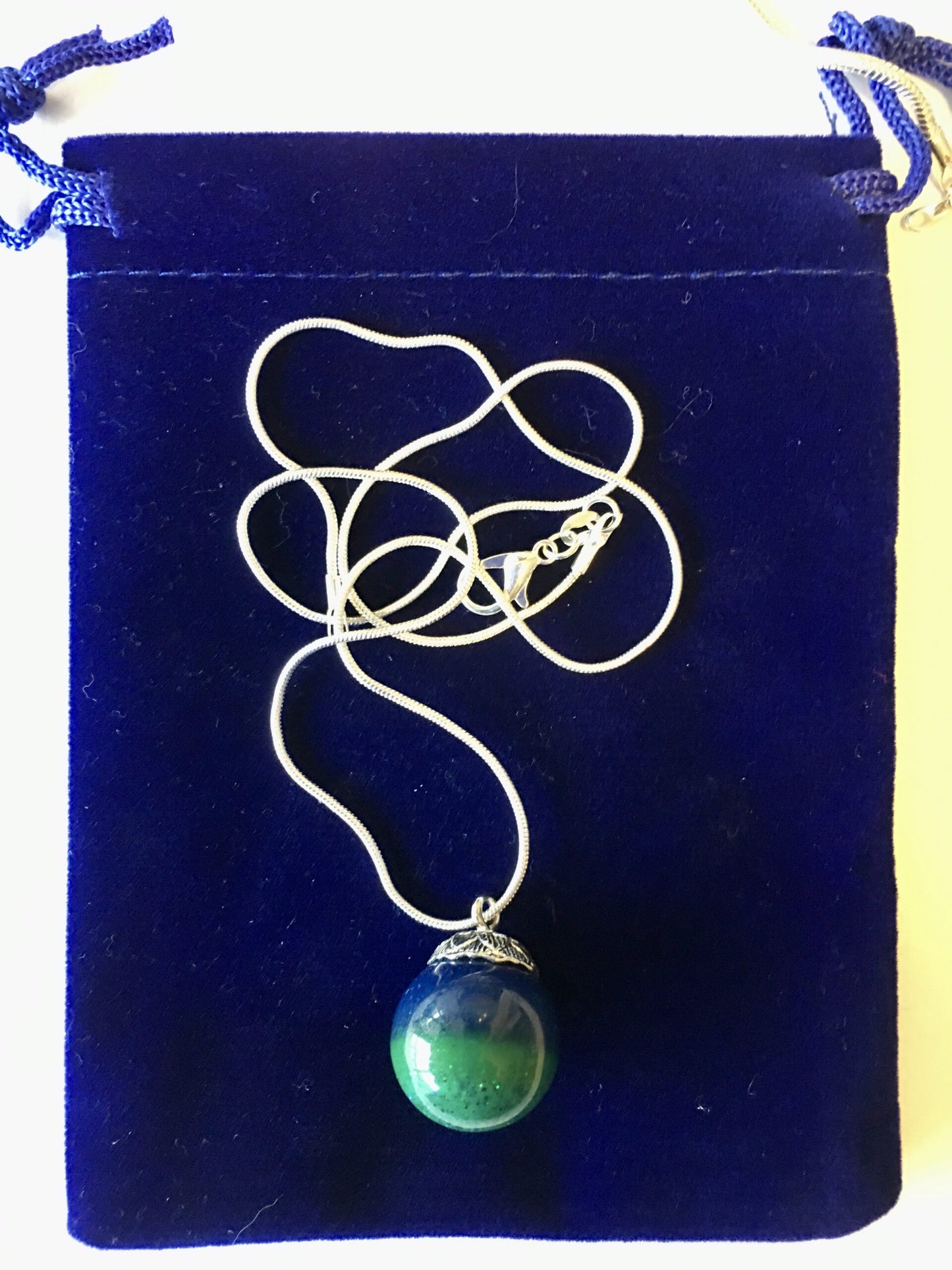 Signature Aurora borealis Resin Pendants
