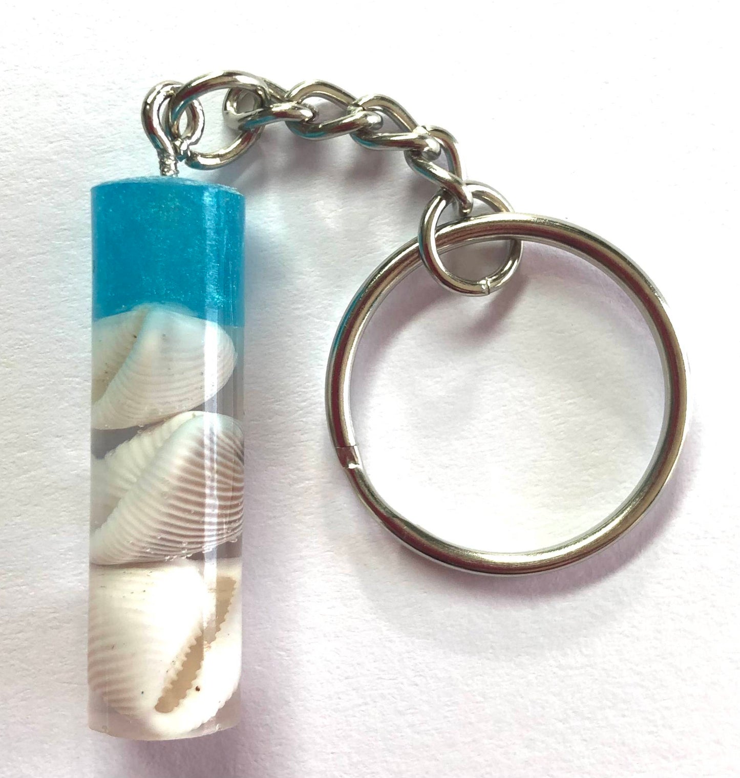 Shetland Groatie Buckie (Cowrie shell) Keyring