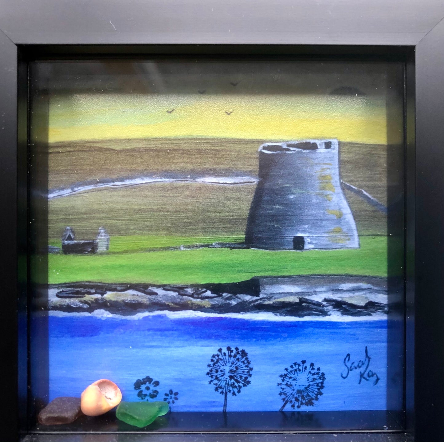 Mousa Broch, Framed Print | Square