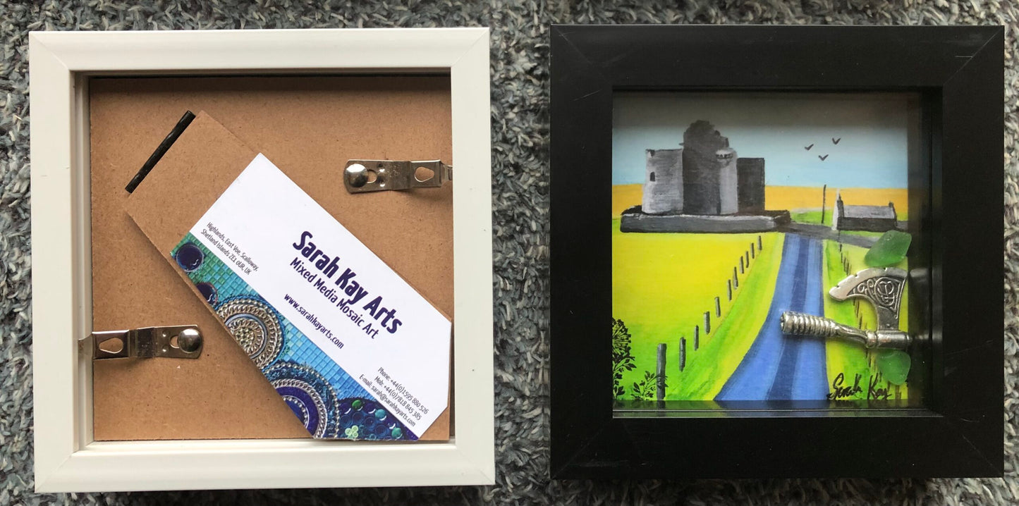 Muness Castle, Shetland Framed Print