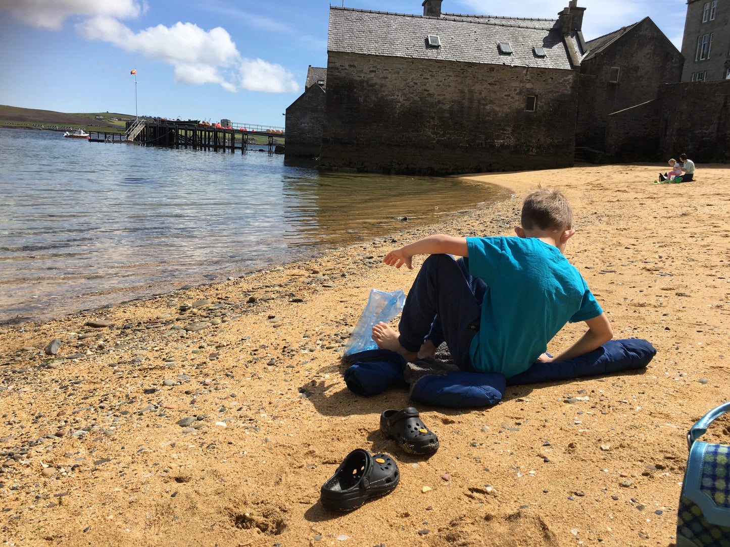 Shetland spoons - Bains beach, Jimmy Perez house! Shetland tv series.