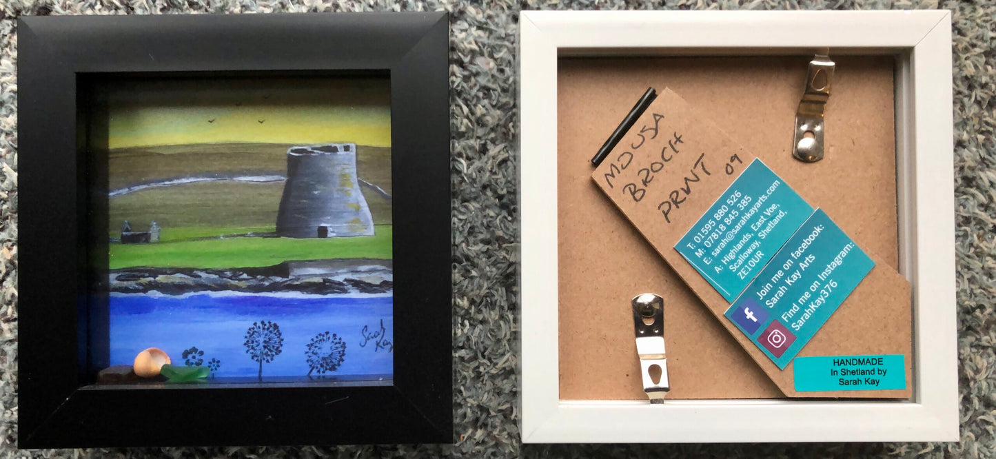 Mousa Broch, Framed Print | Square