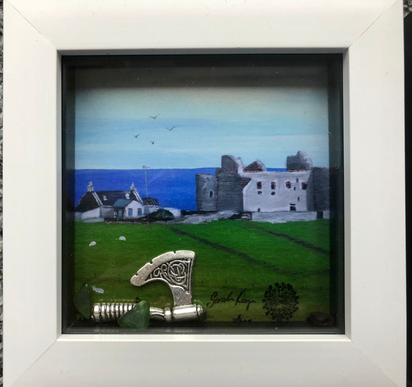 Muness Castle, Shetland Framed Print | Square