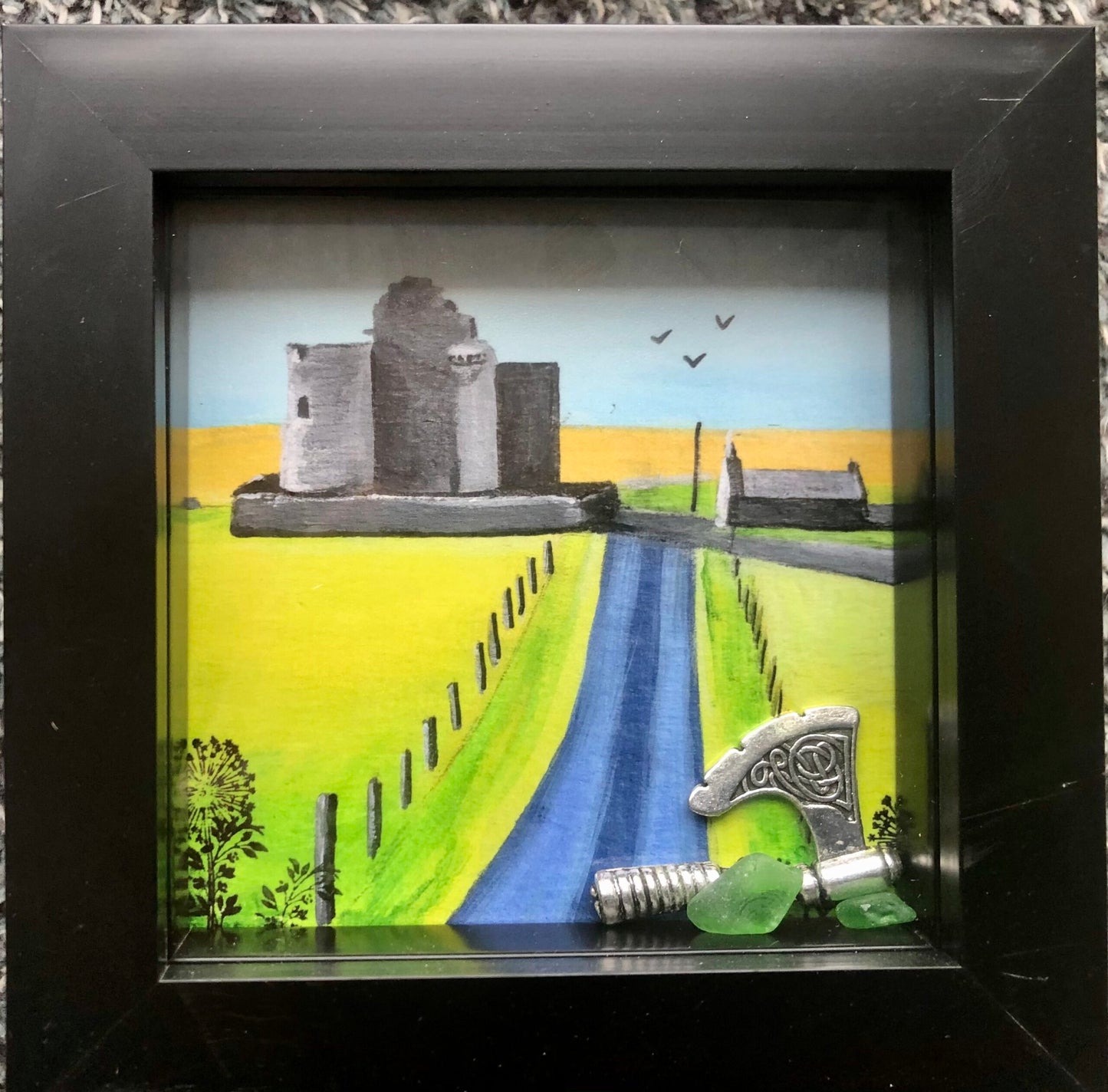 Muness Castle, Shetland Framed Print