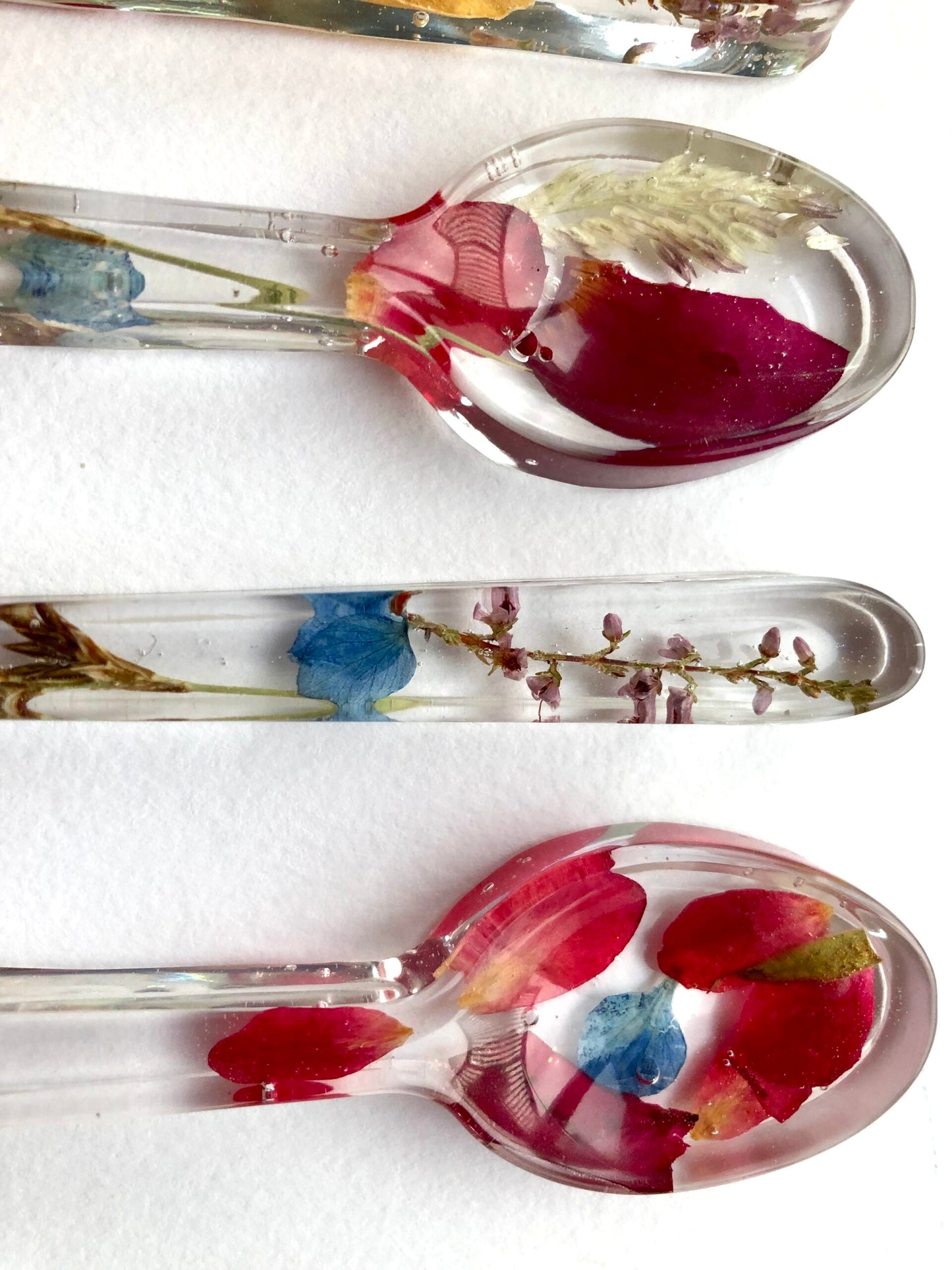 Shetland Flower Decorative Resin Spoon