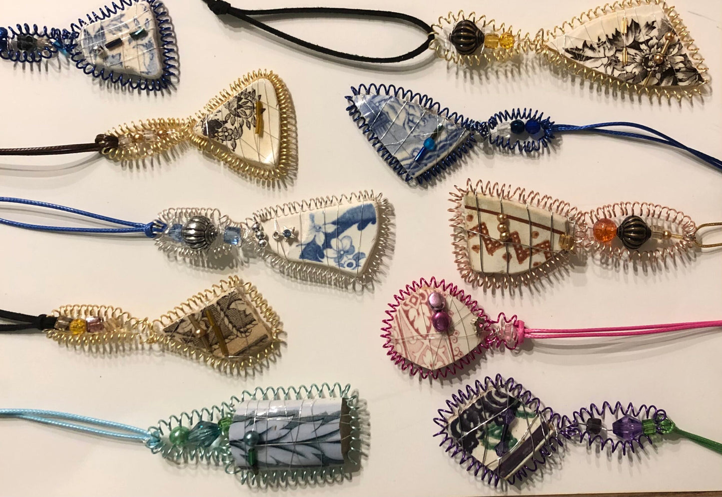Genuine Pattern Beach Pottery Hanging Decoration