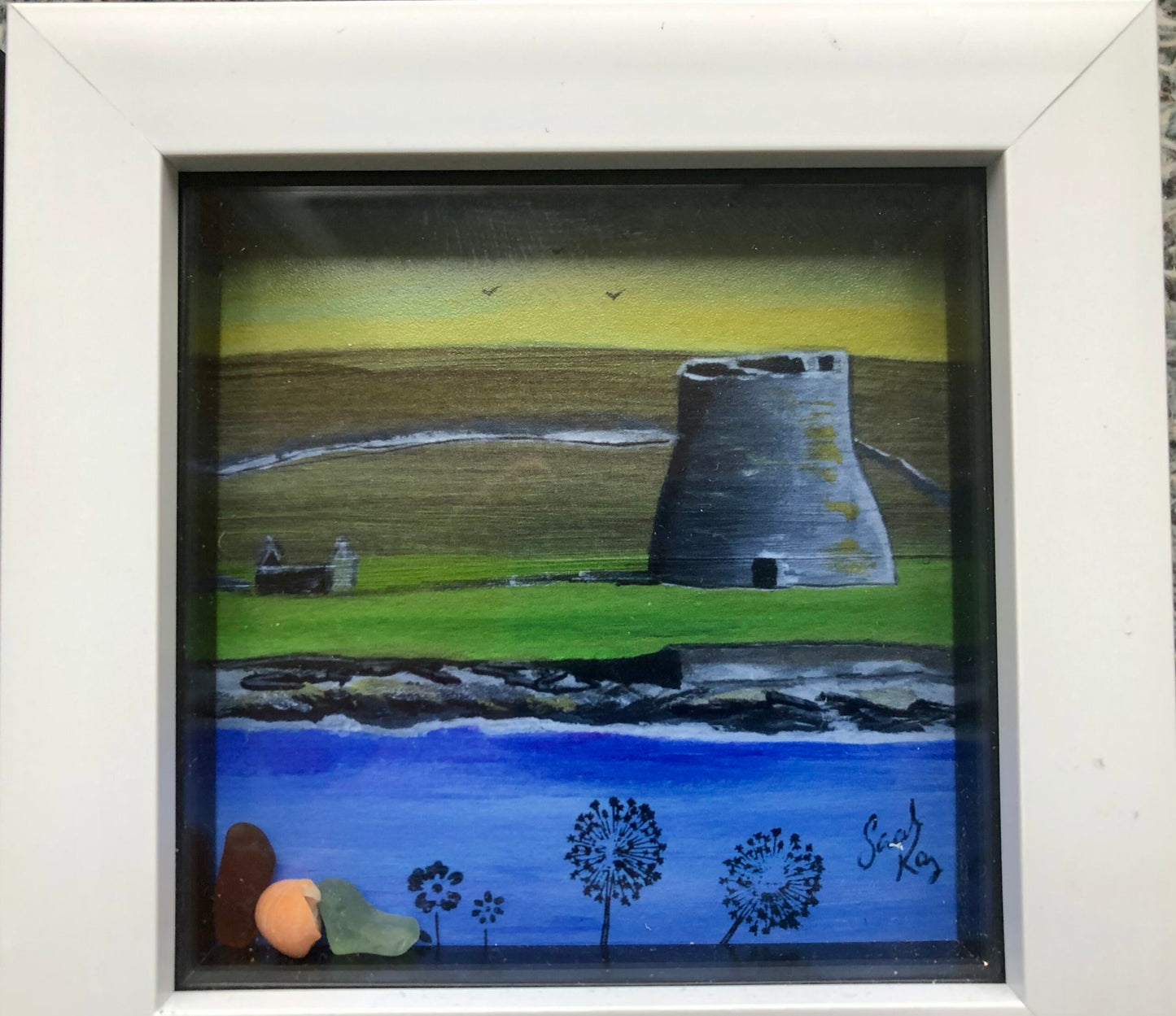 Mousa Broch, Framed Print | Square
