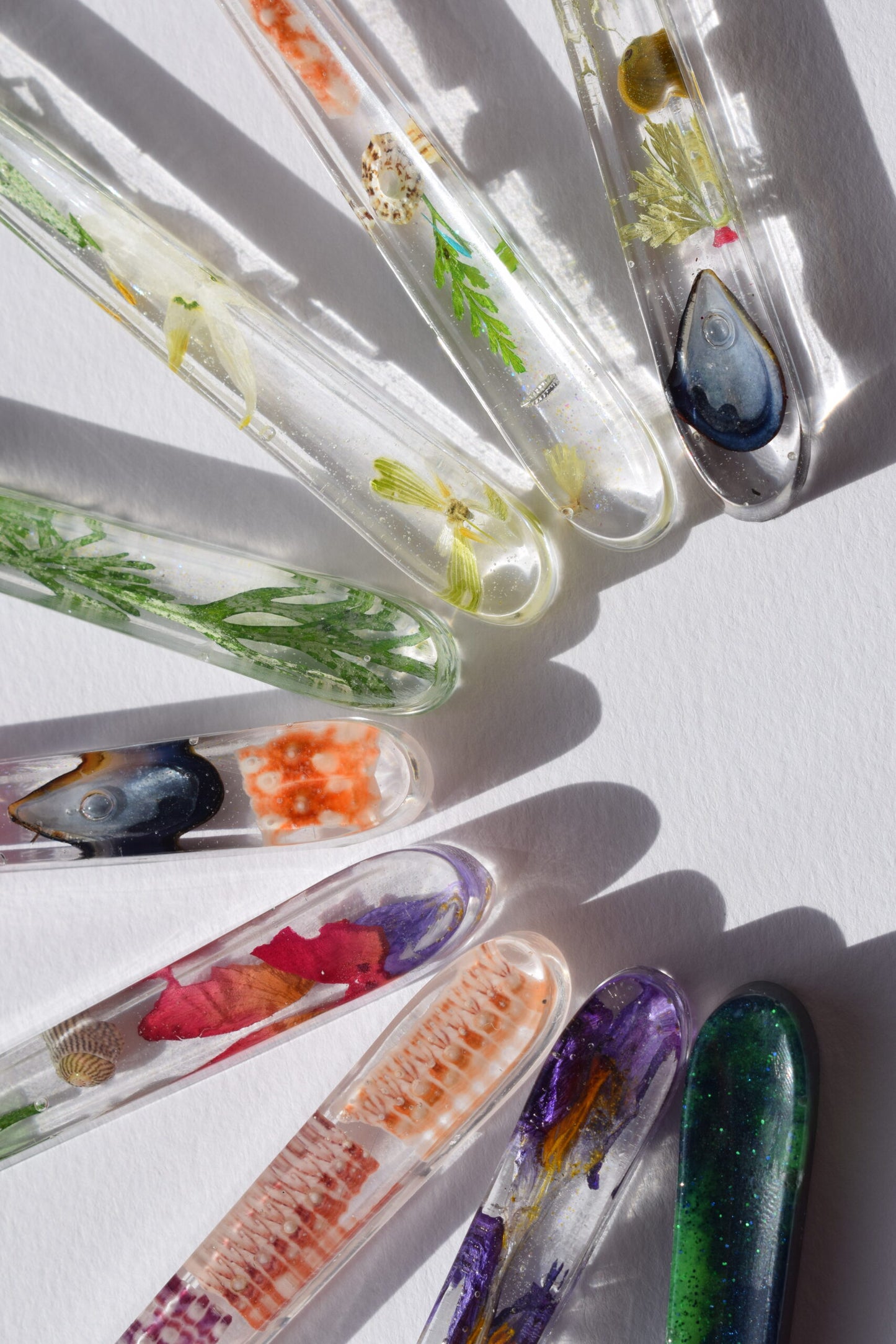 Shetland Flower Decorative Resin Spoon