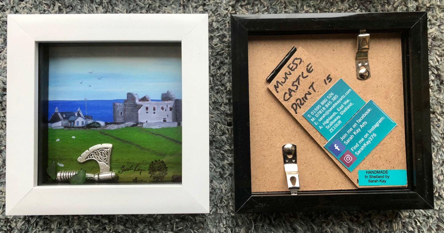 Muness Castle, Shetland Framed Print | Square