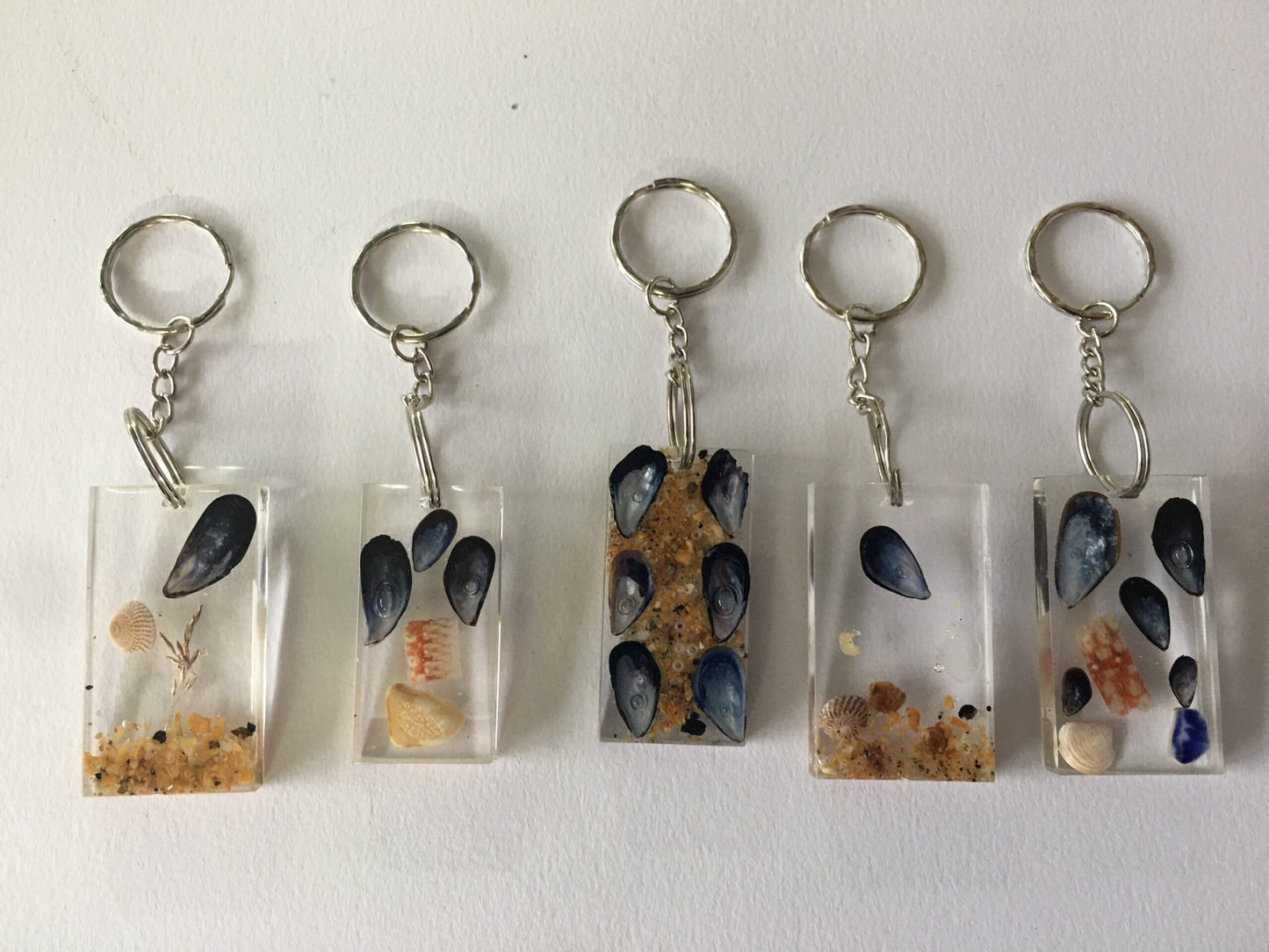 Shetland Beach Treasure Keyring | Rectangle