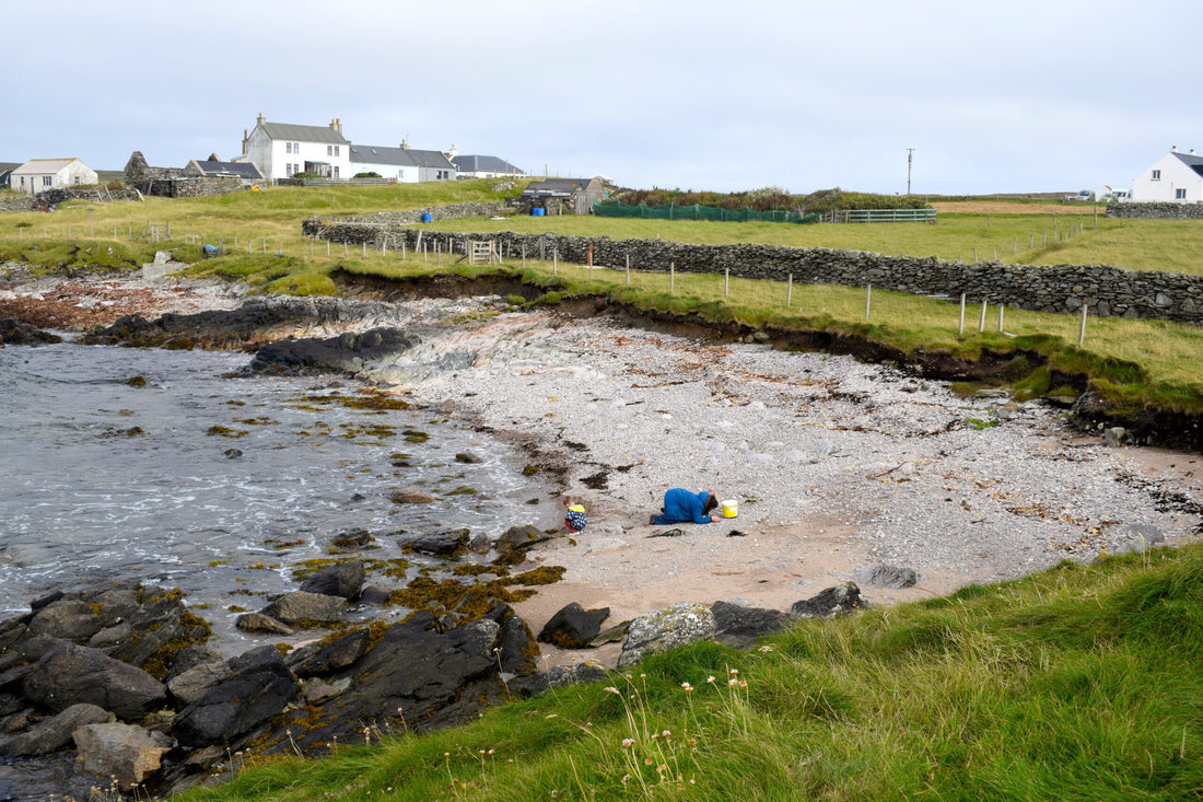 Where is the best beaches in Shetland for beach combing?