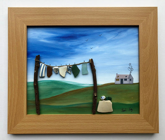 Art in The Old Haa, Burravoe, Yell, Shetland