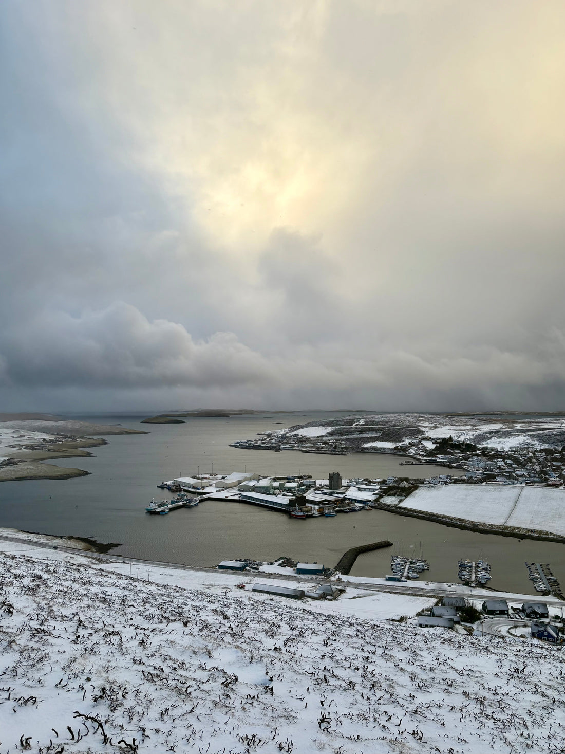 Winter light, quiet days and creative making in Shetland.