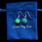 Aurora Borealis Dangly Resin Earrings