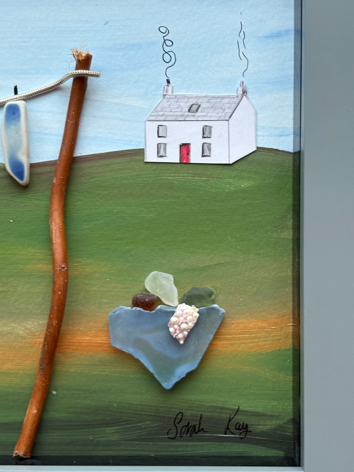 Shetland washing art