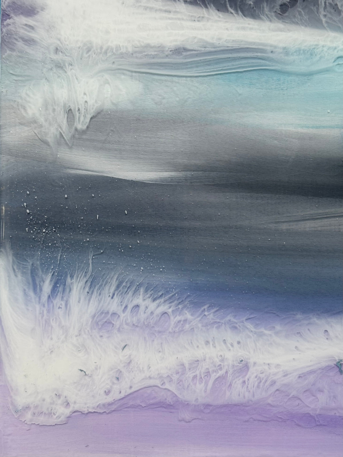 Lavender tide seascape | 30 cm