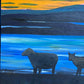 Sunset sheep Acrylic Painting