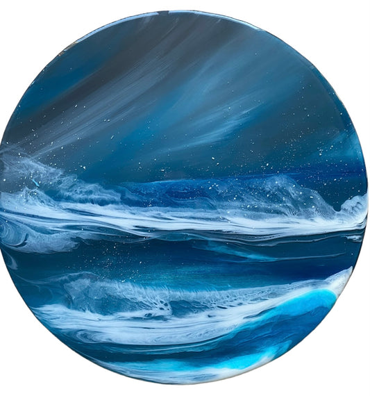 Resin nighttime Collection | Circle 30 cms