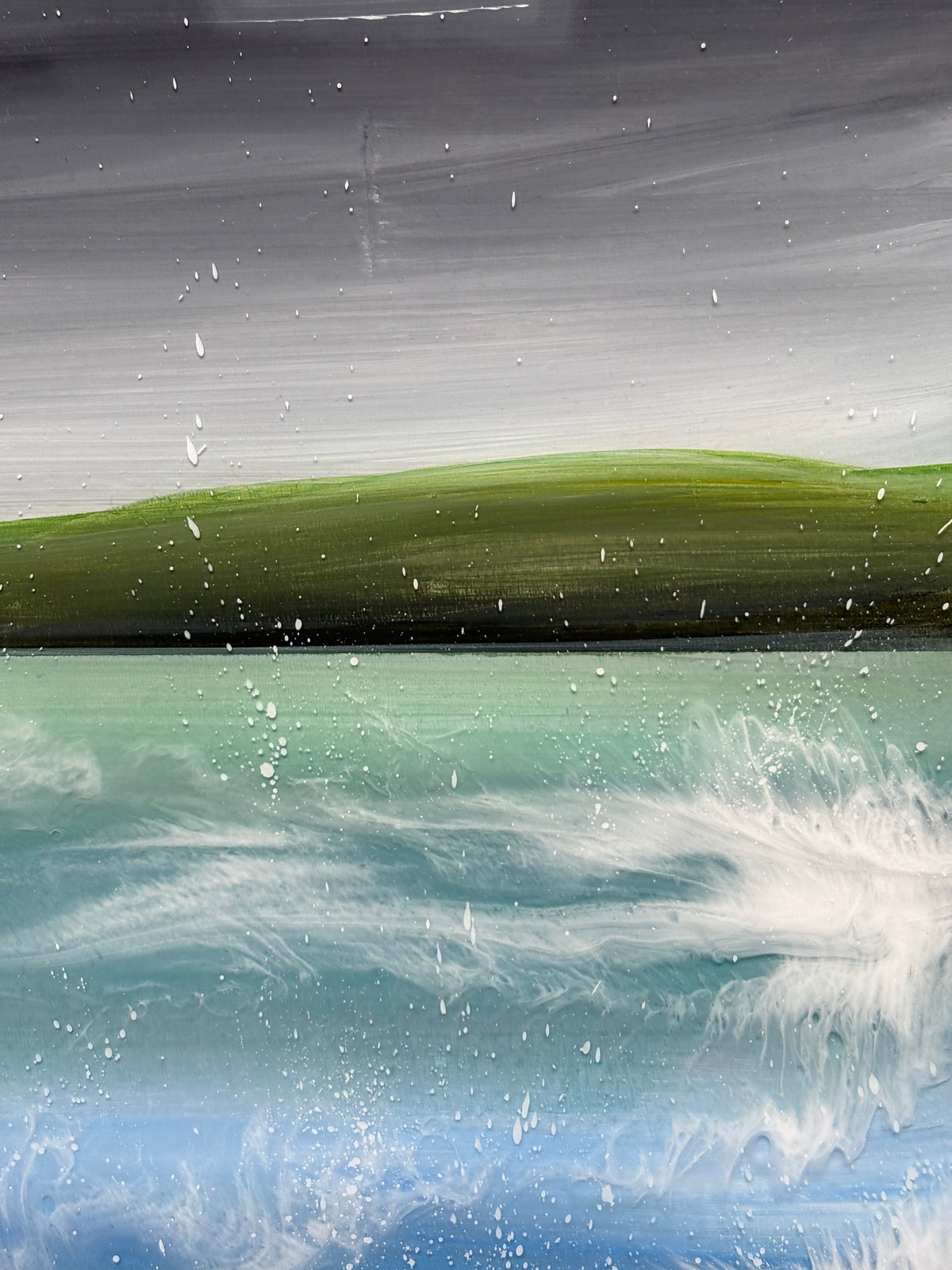 Shetland swell resin seascape | 30 cm