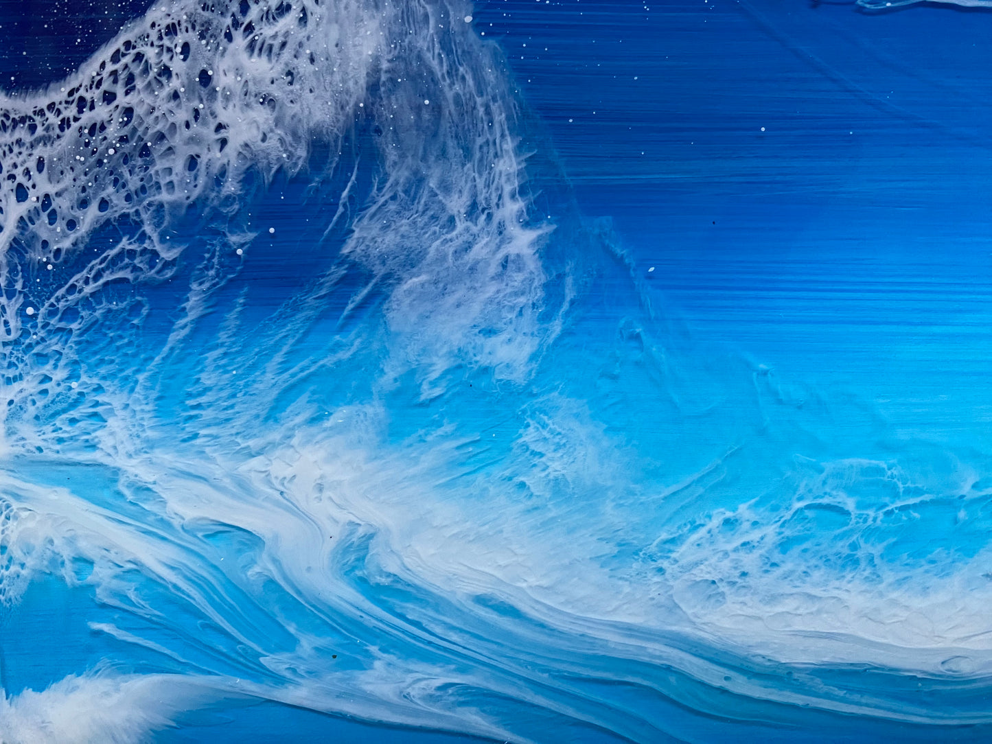 Abstract Resin waves | Square