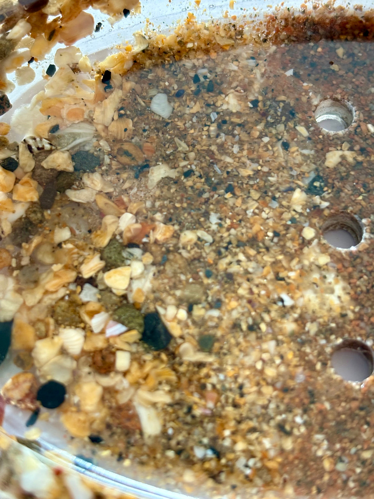 Shetland sand soap dishes