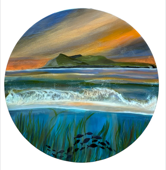 Evening tide at Foula